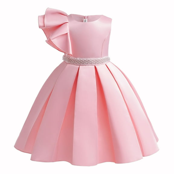 SHTXOZHI Toddler Girl Birthday Party Gown Dress Kids Summer Ruffle A-Line Princess Dress