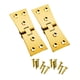 thumbnail image 1 of Bisagras abatibles de alta resistencia, reemplazo de bisagras de mesa de cobre con 12 tornillos para mesa plegable, gabinete, de centro, 1 of 9
