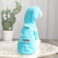 thumbnail image 2 of Ropa impermeable para perros Abrigo impermeable para perros Ropa para mascotas de cuatro estaciones Chubasqueros con capucha para actividades al aire libre para mascotas, 2 of 5
