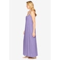 thumbnail image 3 of Dreams & Co. Plus Size Breezy Eyelet Knit Long Nightgown, 3 of 6