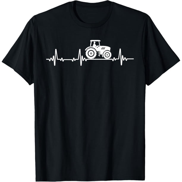 Tractor Heartbeat - Camiseta de la mejor camiseta para agricultores