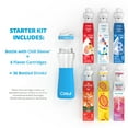 thumbnail image 3 of Cirkul 22 fl oz Plastic Bottle and Blue Chill Sleeve Value Pack with 6 Flavor Cartridges, 3 of 12
