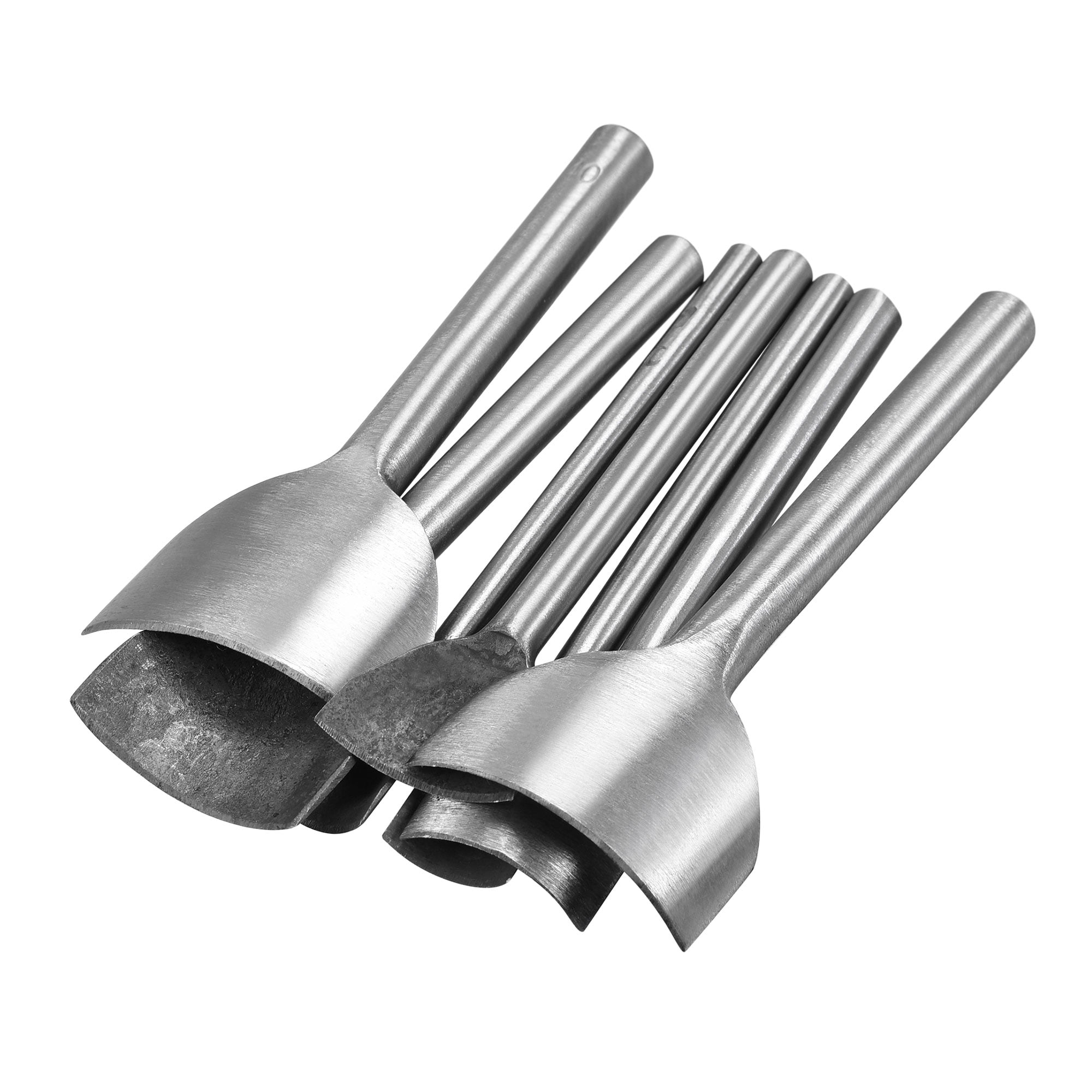 Arc-Shaped Leather Cutter Punch 15-45mm Strap End Punch Tool Set 7 Pack