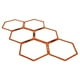 thumbnail image 1 of Juego de 6 unidades de entrenamiento de velocidad Hexagonal Agility Rings Yes4All, 1 of 1