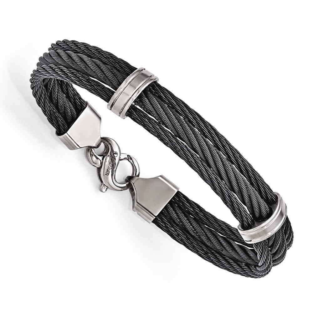 Titanium cable hotsell bracelet