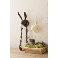 thumbnail image 2 of Kalalou CXX2234 KALALOU Rustic Cast Iron Rabbit Wall Hook, One Size, Brown, 2 of 3