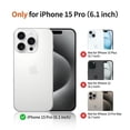 thumbnail image 2 of Funda magnética transparente a prueba de golpes para iPhone 15 Pro de FEWGEY, 2 of 6