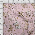 thumbnail image 3 of oneOone Cotton Flex Light Pink Fabric Butterflies Sewing Craft Projects Fabric Prints By Yard 40 Inch Wide-ZR, 3 of 5