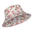thumbnail image 2 of Kdxio Reflective Bucket Hat - Lilies Flowers Print Bucket Hat for Men,Women, 2 of 9