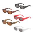 thumbnail image 1 of Gafas de sol rectangulares retro, gafas de sol rectangulares con protección UV, 5 piezas para exteriores, 1 of 8