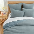 thumbnail image 3 of Levtex Home - Mills Waffle - Full/Queen Quilt Set - Chambray Cotton Waffle - Quilt Size (88 x 92in.), Sham Size (26 x 20in.), 3 of 7