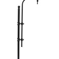 thumbnail image 4 of Contemporary Drum Shade Metal Frame Floor Lamp Black and Light Gray - Saltoro Sherpi, 4 of 5