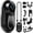 gray, variant on Mini Body Camera Magnetic Chest & Neck Mount, Wearable Action Cam for Travel/Motorcycle
