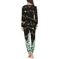 thumbnail image 3 of FKELYI Size XL Pajamas for Women 2 Packs Comfy Music Christmas Forset Long Sleeve Pj Lightweight Xmas Hoilday Nightwear for Women Pajama, 3 of 5