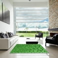 thumbnail image 7 of Ahgly Company Machine Washable Indoor Square Transitional Green Area Rugs, 6' Square, 7 of 7