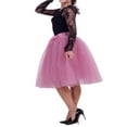 thumbnail image 4 of Femmes Filles Princesse Ballet Tulle Tutu Jupe Mariage Soirée Bal Rockabilly Mini Robe, 4 of 6