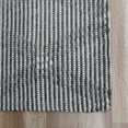 thumbnail image 4 of HomeRoots  9 x 12 ft. Wool Geometric Hand Woven Rectangle Area Rug, Gray, 4 of 9