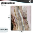 thumbnail image 4 of Stupell Industries Modern Pastel Misty Gem Geode Canvas Art, 16 x 20, by Svetlana Aleynikova, 4 of 8
