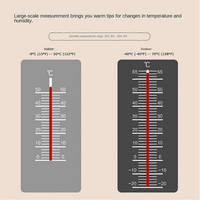 Smart Weather Station Barometer Clock Indoor Outdoor Temperature Humidity Meter Weather Forecast Multi Hygrothermograph_Perfect Gift
