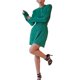 thumbnail image 3 of Txlixc Vestido de mujer, minifalda de manga larga con cuello redondo Txlixc moda, 3 of 9