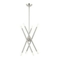 thumbnail image 6 of 46774-91 Livex Lighting Soho - 8 Light Chandelier In Transitional Style-22.5 Inches Tall and 19.5 Inches Wide-Brushed Nickel Finish    -Traditional, 6 of 12