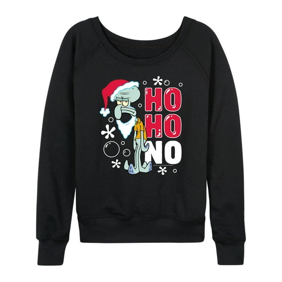 SpongeBob SquarePants - Ho Ho No - Women's Lightweight French Terry Long Sleeve Shirt