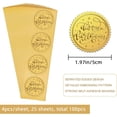 thumbnail image 2 of Self Adhesive Gold Foil Embossed Stickers Medal Decoration Sticker Word, 2 of 8