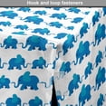 thumbnail image 4 of Animal Dog Crate Cover, Pattern Theme Blue Color Animals Horizontal Pattern, Easy to Use Pet Kennel Cover for Medium Large Dogs, 35" x 23" x 27", Blue White, by Ambesonne, 4 of 6