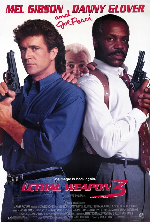 Lethal Weapon 3 (1992) 27x40 Movie Poster - Walmart.com