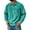 Green#005, variant on LTTVQM Men's Fashion Retro Washed Distressed Cotton Lapel Long Sleeve Polo Shirt Wiinter Tops Black L