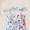 thumbnail image 4 of CAUYDY Toddler Baby Girls 4th of July Clothes Children Outfit Stars Stripes Sleeveless Dress Independent's Day Suits for Kids 1T 2T 3T 4T 5T 6T 7T (Sizes 2-3 Years,Beige), 4 of 5