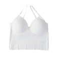 thumbnail image 3 of EHQJNJ Underwire Bras for Women Front Closure Tank with Built in Bra Womens Tank Tops Adjustable Strap Stretch Cotton Camisole with Built in Padded Shelf Bra Red Bralette for Women Plus Size, 3 of 7