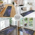 thumbnail image 6 of Yayeee Runner Rug for Bedroom 2'x6' Machine Washable Hallway Non Slip Mat, Purple Street, 6 of 8