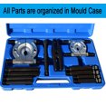 thumbnail image 3 of YOTOO Heavy Duty Bearing Puller Set, 5 Ton Capacity, 2" & 3" Splitters, 5-Piece Automotive Tool Kit, 3 of 5