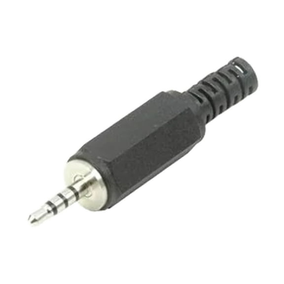 SP-25401 Phone Connectors 2.5 mm, Stereo, Hexagonal Cover, Strain Relief, Audio Plug Connector