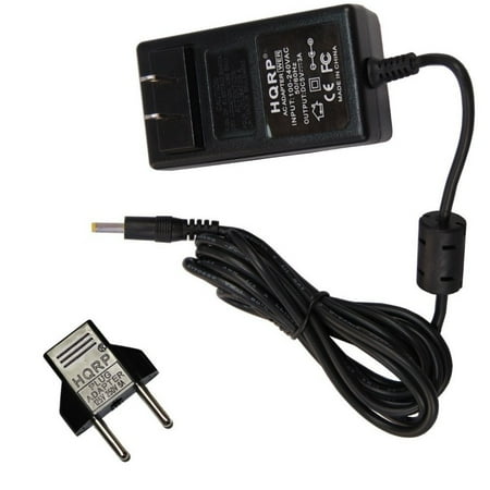 Cruz Tablet Charger T301 HQRP Wall AC Adapter for Sandisk Velocity Micro Cruz T100 / T103 / T104 / T105 / T300 / T301 Tablet, Battery Charger Power Supply Cord + HQRP Euro Plug Adapter ()