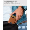 thumbnail image 3 of Serman Brands Front Pocket Wallet | Money Clip Magnetic | Bifold Minimalist RFID | Leather Wallets for Men | Slim Credit Card Wallet Modern | California Desert, 3 of 6
