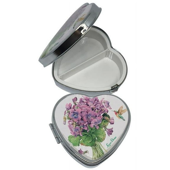 Sweet Violets Pill Box