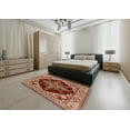 thumbnail image 4 of Ahgly Company Indoor Rectangle Mid-Century Modern Brown Sand Brown Oriental Area Rugs, 8' x 12', 4 of 6