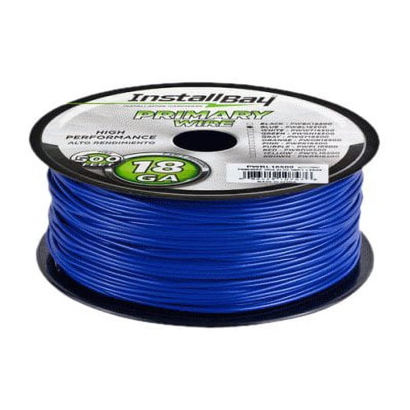 Metra PWBL18500 18-Gauge Primary Wire (Blue)