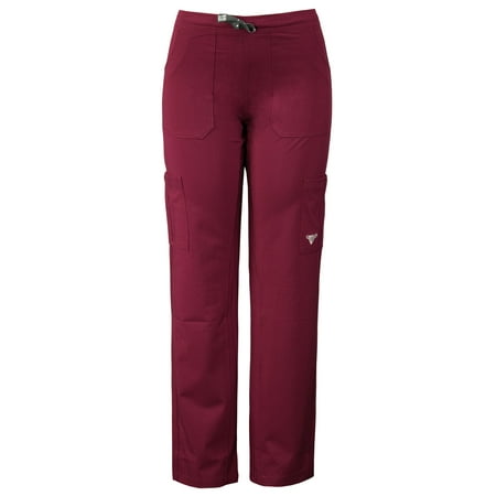 - Material Girl Women’s Eversoft 4-Way Stretch Drawstring Scrub Pants, Style 2047PRL