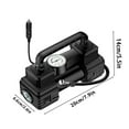 thumbnail image 2 of Portable Tire Inflator Air Compressor for Cars Bikes and Balloons – 12V 150 with Pressure Gauge and Emergency LED Light, 2 of 3