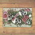 thumbnail image 4 of ZICANCN Area Rugs Doormat , Deadhead Roses Grateful Skulls Dead Skeleton Facecloth Non-Slip Floor Mat Rug for Living Room Kitchen Sink Area Indoor Outdoor Entrance 72"x48", 4 of 9