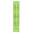 thumbnail image 2 of Pizarra portátil de plástico para escritura en braille de 4 líneas y 28 celdas con lápiz óptico, accesorio para aprendizaje de braille., 2 of 14