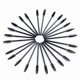thumbnail image 4 of OULII 100Ud Aplicadores Desechables Para Pestañas Con Cabezal Ajustable Negro, 4 of 5