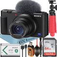 thumbnail image 1 of Sony ZV-1F Vlogging Camera (Black) with SanDisk 64GB Memory Card + ZeeTech Accessory Bundle, 1 of 5