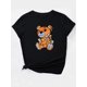 thumbnail image 3 of Cute And Playful Bear Print Casual Fashion Top for Black Women, Featuring a Round Neck And Short Sleeves., 3 of 5