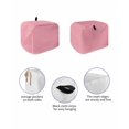 thumbnail image 2 of Pink Toaster Cover 4 Slice, Pure Pink Dustproof Bread Machine Oven Cover with Storage Pockets, Fits Most Kitchen Toasters Protector, 2 of 5