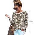 thumbnail image 2 of Sonducket Mujer otoño cuello Sexy leopardo pulóver niñas Camping senderismo sudadera banquete ropa regalo de cumpleaños Type2, 2 of 5