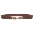 thumbnail image 1 of Women's 1" High Waist Rose Floral Fashion Skinny Stretch Belt, 1 of 2
